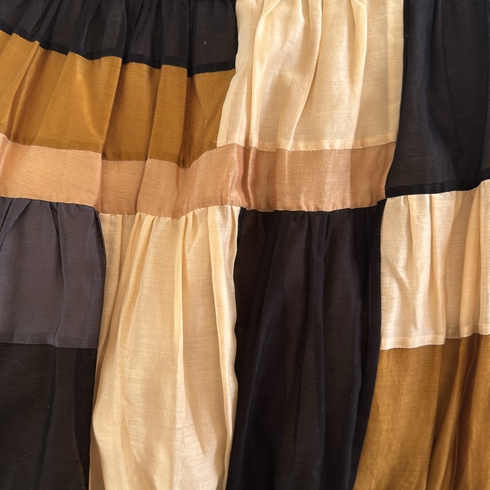 Ulla Johnson Colorblock  Midi Skirt Small 6 - Picture 4 of 5